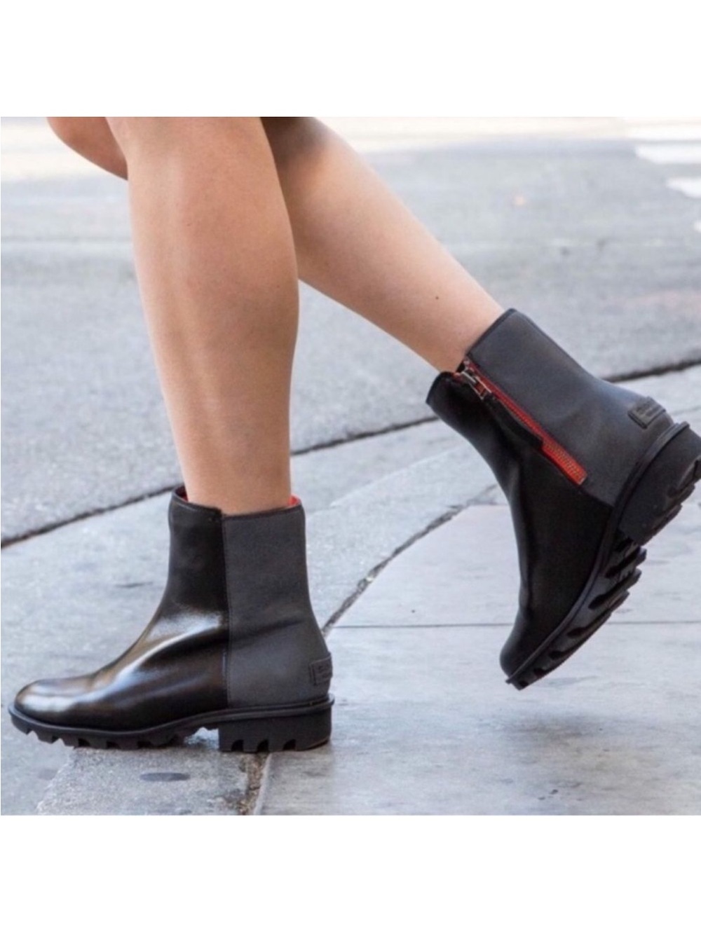 Sorel Phoenix Reflective Leather Boots Limited Edition Size: 7.5